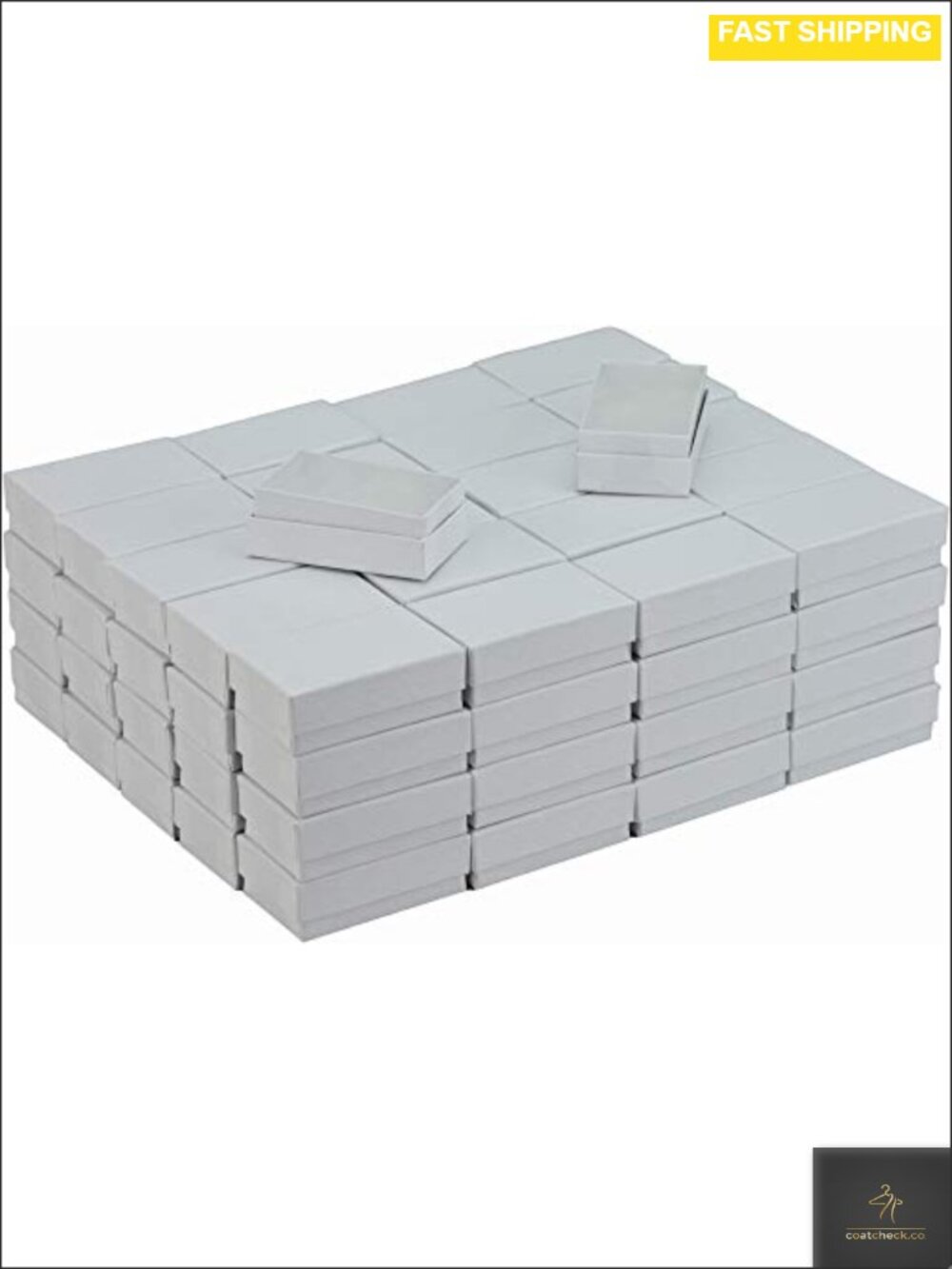 Cotton Filled Jewelry Boxes Case of 100 Swirl Gift Packaging